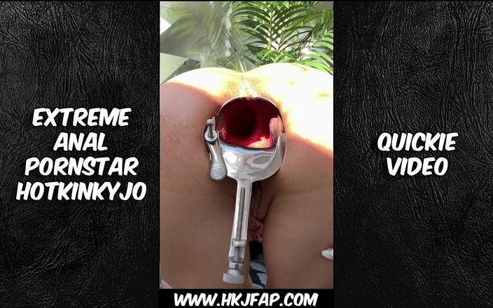 Hotkinkyjo: HKJFANS Amateur Style Films: 15.juli.2025 Video-Quickie Gape, Spekulus, Analspekulmus, Anal, Hkj, Hotkinkyjo, möpse, arsch,...