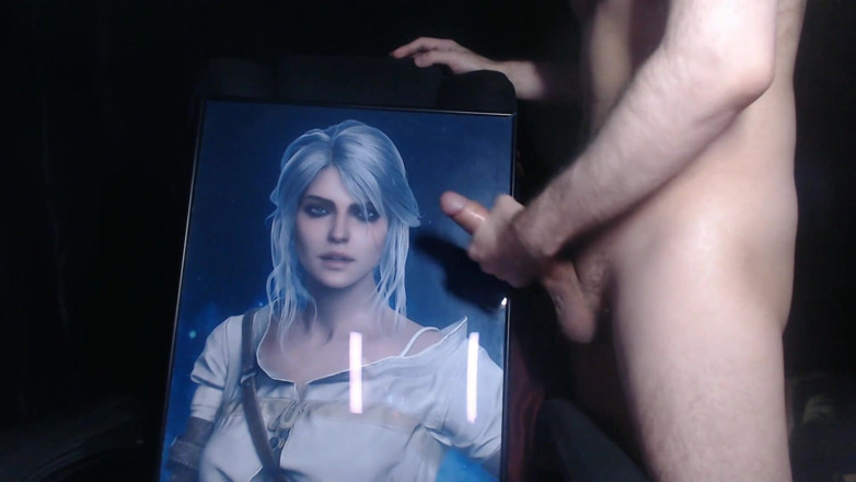 Alex Metallov: Cum Tribute for Ciri (game Character From Witcher 3)