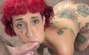 ChickPass Amateurs: Tattooed hottie Gia Lovely gives a blowjob during her porn...