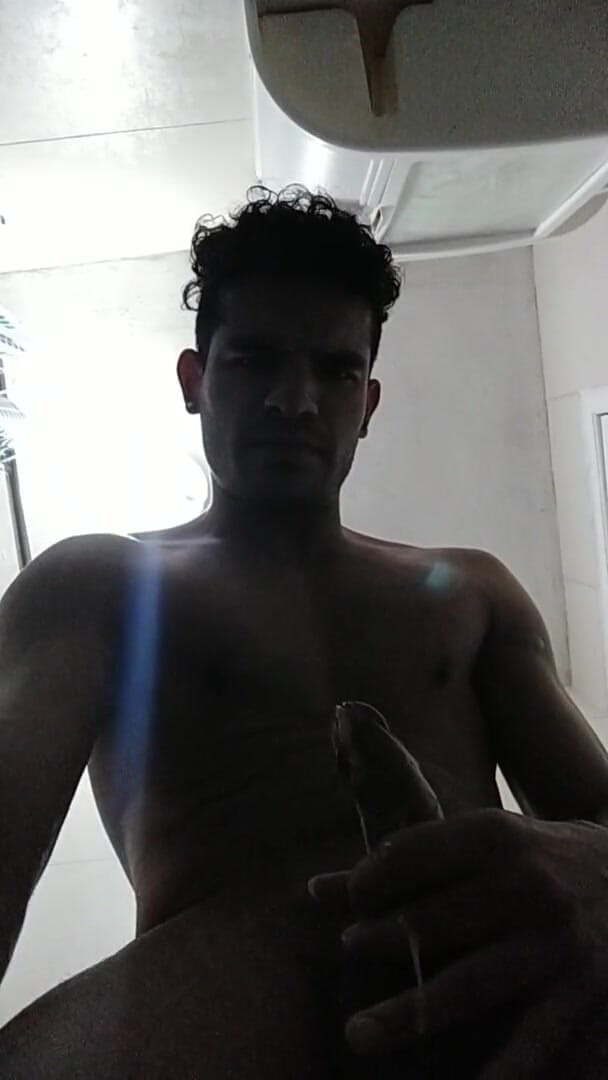 trebol_Jess: Young Latino gay masturbates and a rain of semen falls...
