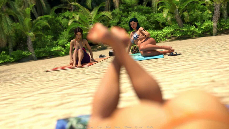 Futavision: Eruption Imminent: Sexy Chicks with Dicks on the Beach Ep. 3