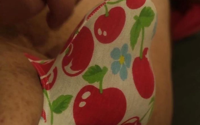 Thongsnpanties: Cherry Print Spandex - joc cu umflături tanga