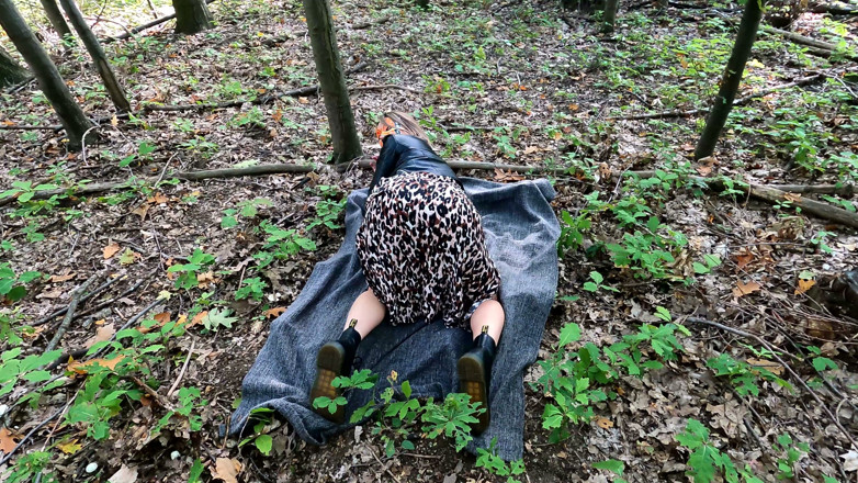 Cute Little Mona: Your First Outdoor Ever!