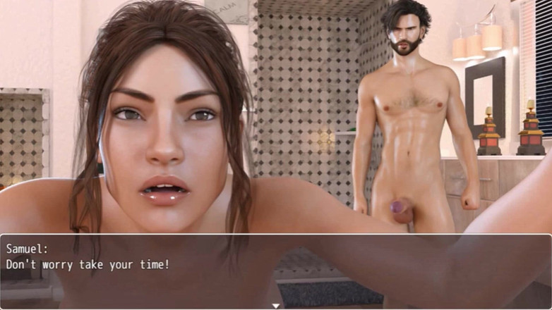 Hot sex game: La moglie tradisce nel lucchetto della porta del bagno dal...