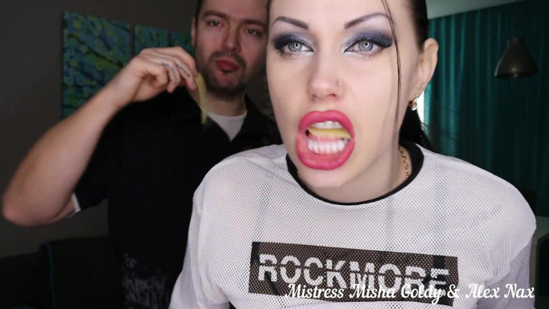 Goddess Misha Goldy: Couple of Giants Making You Cum and Eating You Shrunken...