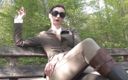 Lady Victoria Valente: Mistress in riding outfit: Be my human ashtray and boot...