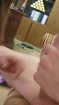 Nerd with monster cock fuck hot skinny collegegirl hard and gets cumshot