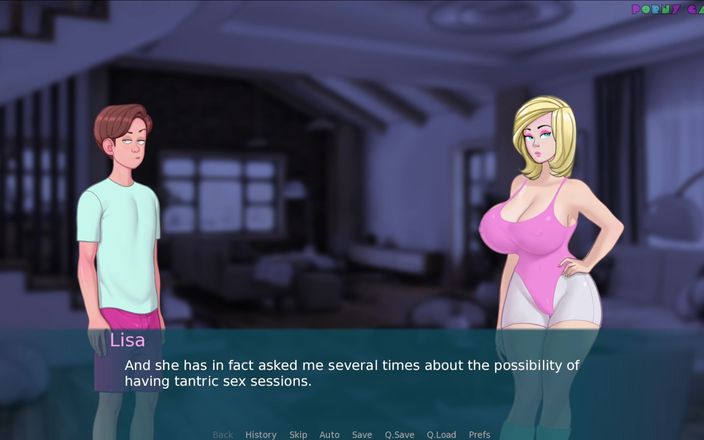 Porny Games: 자멜리의 Sexnote - 임신한 여자 V0.24 (1)와 섹시한 요가