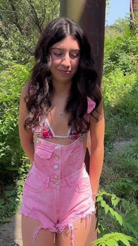 Peeing Teen Caught in Abandoned Place and Fucked in Tight Pussy Creampie