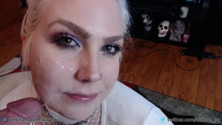 slavebc: Spit Covered Blowjob - Deepthroat, Face Fuck, Cum on Face