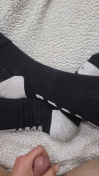 Cum on Nike Elite Socks