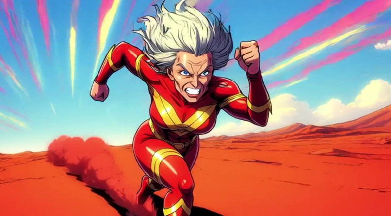 AI Porn: Ai sexy superhero klipy akcji