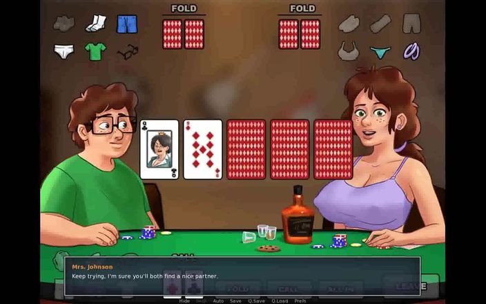Dirty GamesXxX: Summertime saga: playing strip poker with the MILF ep 170