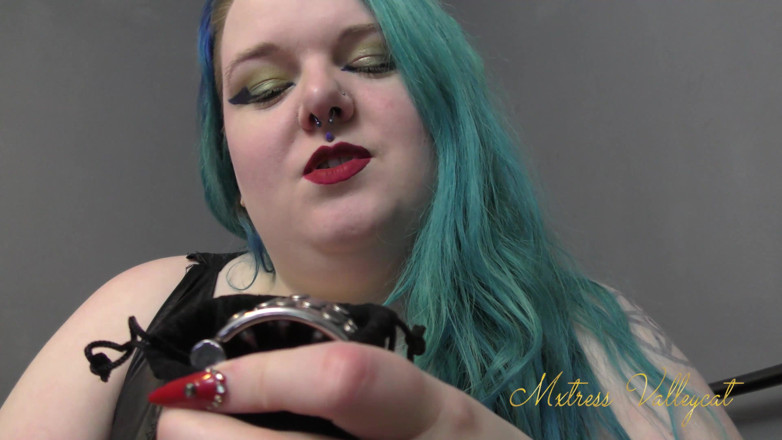Mxtress Valleycat: Spiked cock ring tease