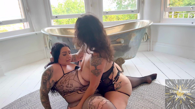 Star Power Media: Big Booty BBW Lesbians Maddison Black &amp; Dunken Hina Thick Ass...