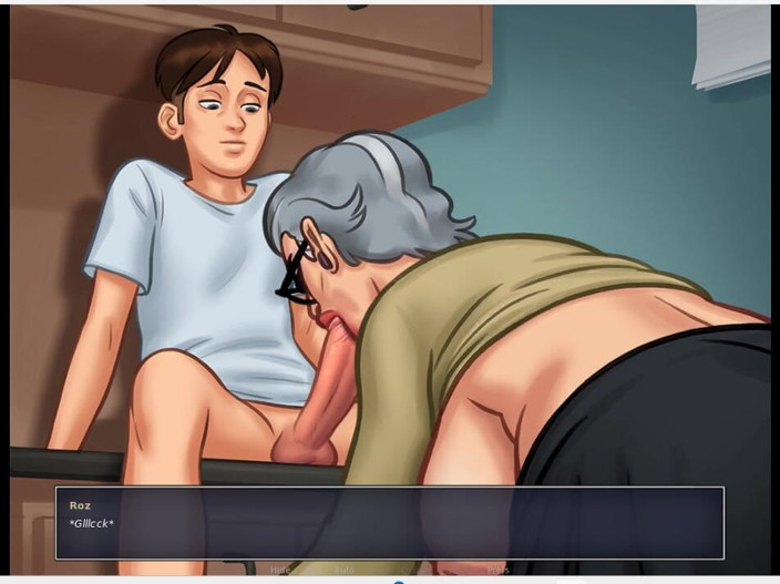 XXX Games Bunk: Summertime Saga 게임플레이 GILF 섹스 장면과 글로리홀 오럴