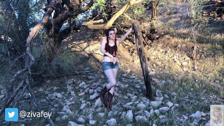 Ziva Fey: Ziva Fey - Cowgirl masturbation
