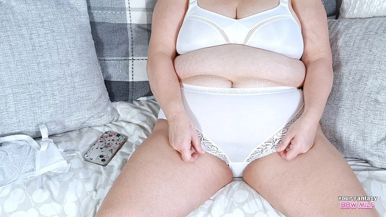 BBW_Wife: Chiloți de doamnă bătrână (soție cu țâțe mari, pizdă, filmare de acasă,...