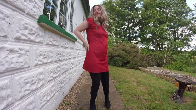 Littlevixen: Star trek cosplay, ensign haley dengan sepatu bot tinggi paha...