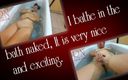 Regina Noir: Regina Noir swims in the bath naked Nice and exciting...