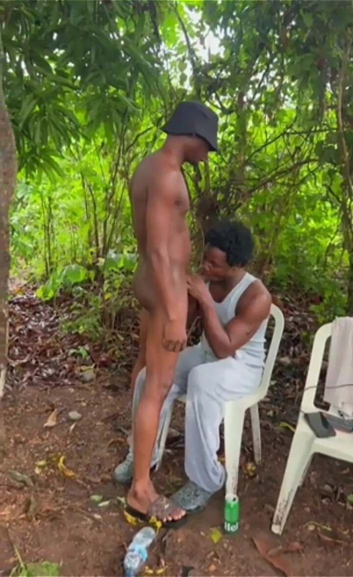 BLACKSHOOTERR: Found Him Seated Under the Tree and Was Horny.. I...