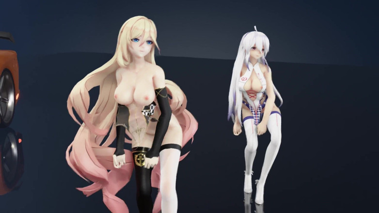 MikuMotion: Chocolate Cream Duet Striptease; Black Stockings; White Stockings; Racing Leotards