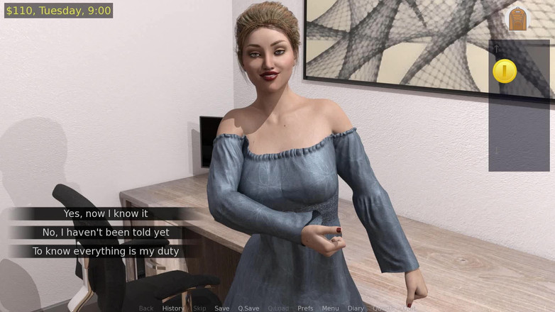 Dirty GamesXxX: Office Seduction: första dagen på jobbet ep 2