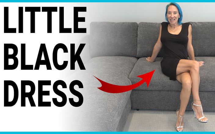 Sex with milf Stella: Thử chiếc váy đen nhỏ