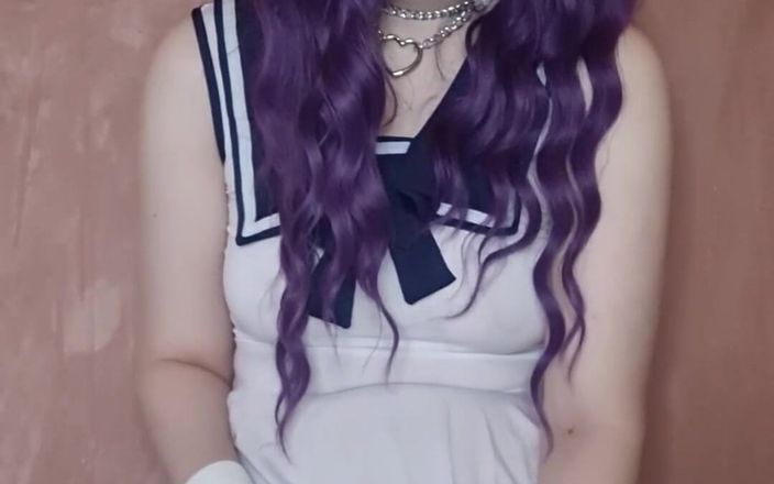 kyu_misa: Kitten thích chơi với dương vật giả ngọc trai của...