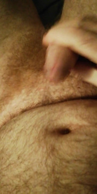 Stepdaddy Cumming All Over My Hairy Bear Belly