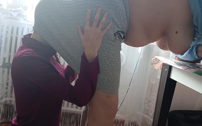 Lesbian-illusion: Nos turnamos para lamer el culo de nuestro jefe para...
