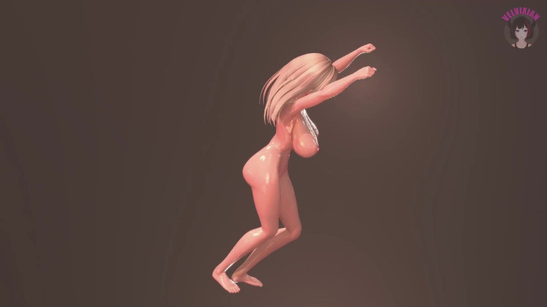 Velvixian: Thick Asuna - bunda enorme dançando nua