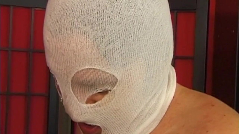 BANGORA RETRO CLUB: Busty Blonde Nurse Drains Masked Stranger in Bar