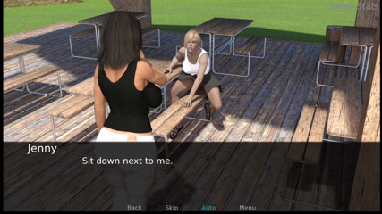 Johannes Gaming: Project hot wife - playing with jenny's boobs outdoor