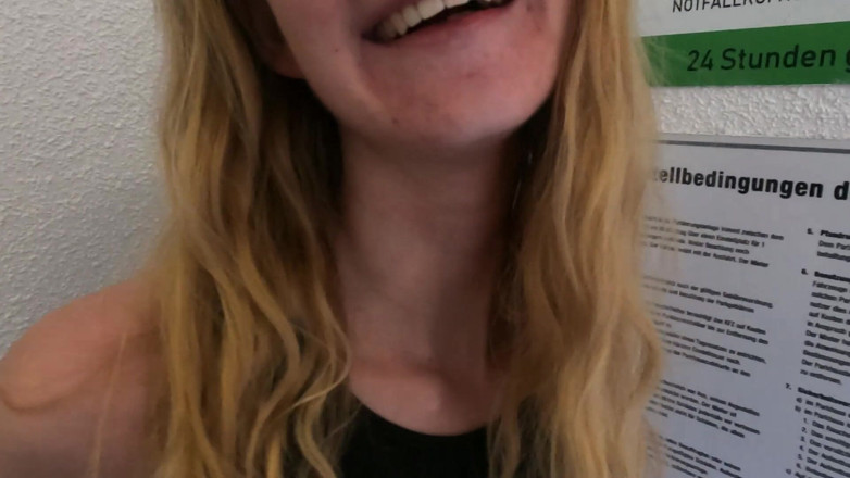 Bikergirl_97: Brazen Car Park Strip Is Punished with Facials!