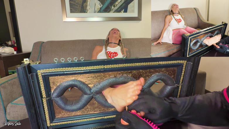 Mars Solo: Dirty Feet Tickling Punishment in the Stocks Mars Solo and...