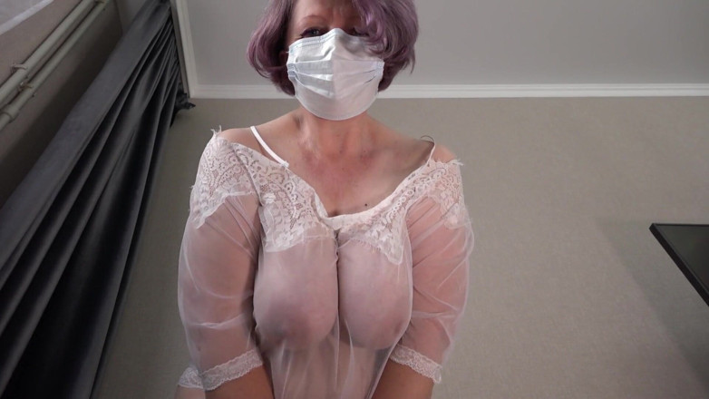 Milf Big Tits: Mature Hairy Cunt Cums From Above. - Chubby MILF Takes off...