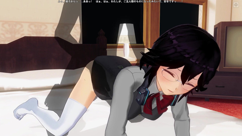 H3DC: 3D-hentai-sperma auf den arsch einer gamerin