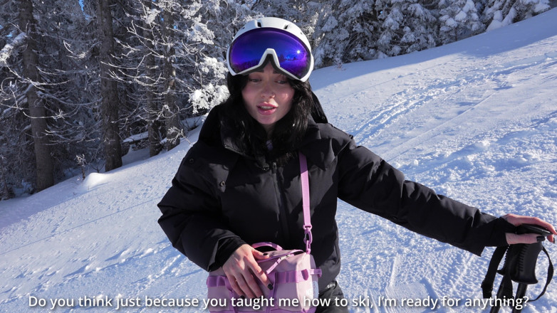 Nikky Dandelion: Ski Instructor Fucks Sexy Tattooed Girl in Doggy Style After...
