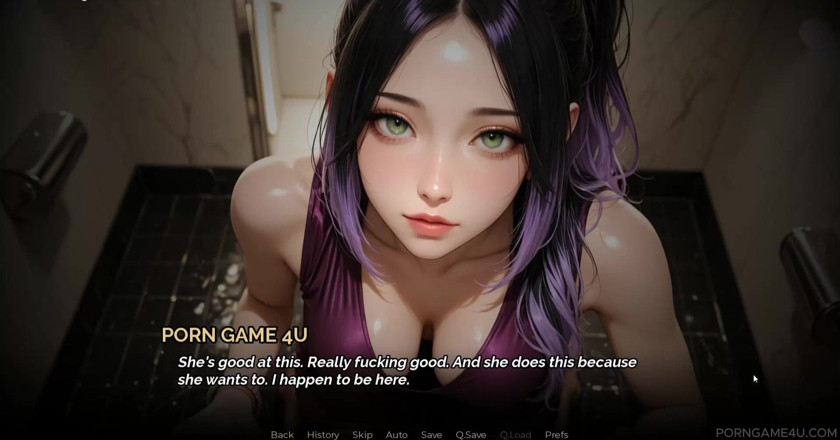 Porn game 4 u: She Locked the Bathroom Door and Immediately Dropped to Her...