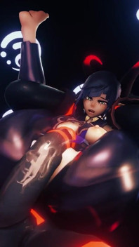 Yelan Gets Her Pussy Fucked Hard in Full Nelson Position by a Big Mitachurl Animation Genshin Impact