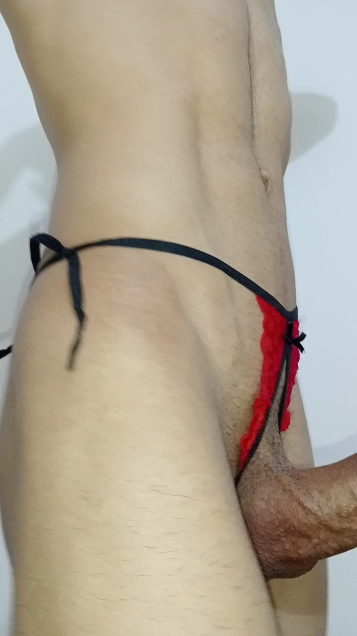 Rey rey: Fitness Bro, sottomesso, in sexy lingerie di pizzo, Bick dick