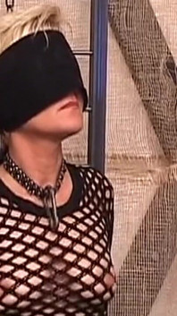 Mature Blonde Sub Gets Bound and Whipped Wildly