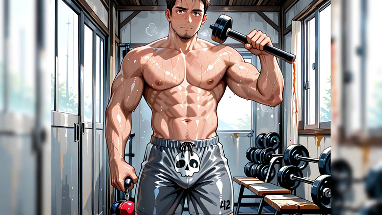 Erotic Man: Ai Мужчины с огромными мышцами