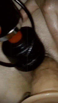 Stepdaughter Caught Masturbating and Has to Endure a Hard Sextoy Test