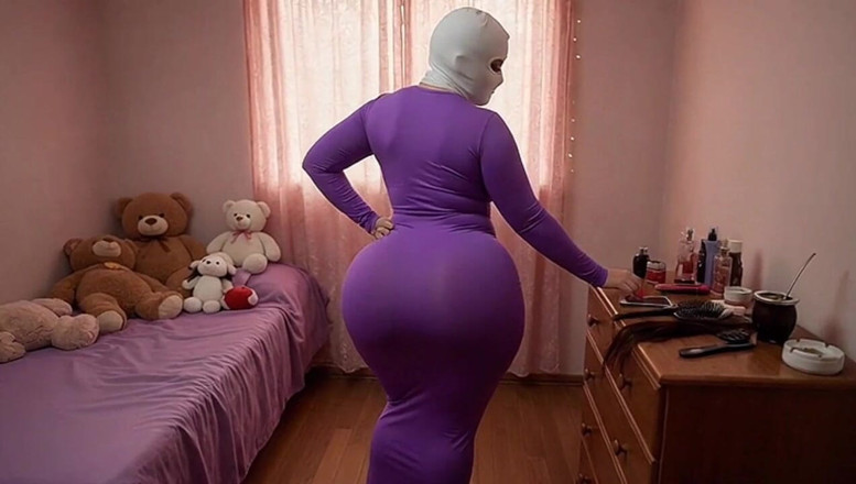 Xprohibidox1: Stepmother in Purple Dress Moving Rich