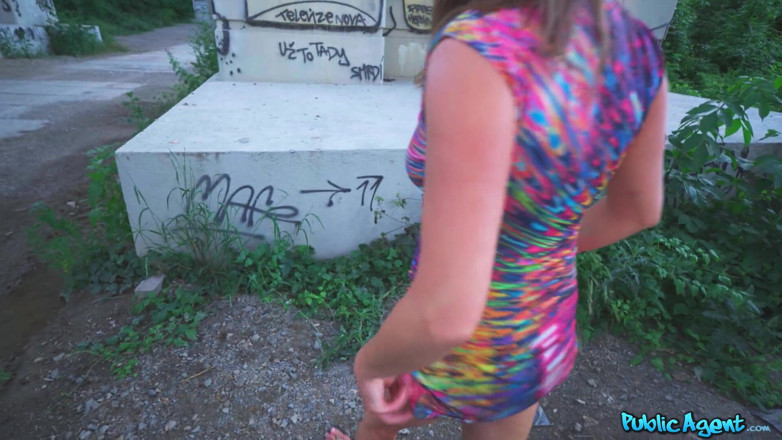 Public Agent: Public Agent - Elisa Tiger Loves Doggystyle Fuck Below Highway