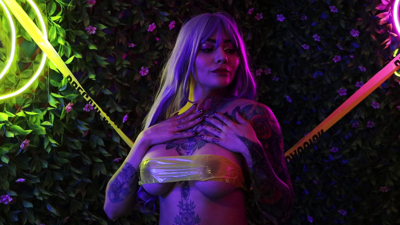 Sarahinkzed: Neon Cat