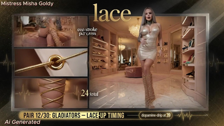 Goddess Misha Goldy: Shoe Collector's Nightmare
