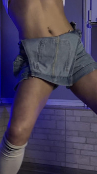 Sexy White Knee-socks Cam 3